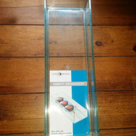 New Inter Design Clear Acrylic Vanity Stacking Organizer - Picture 2 of 3